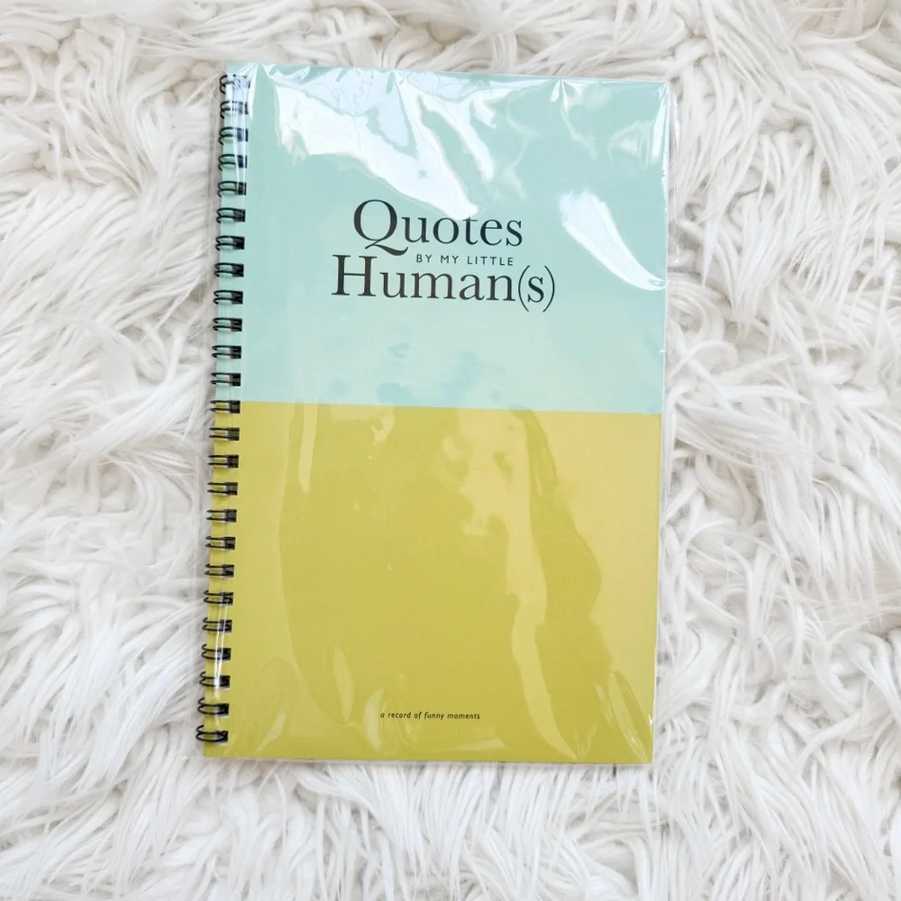 Quotes by My Little Human(s) Kids Quote Memory Journal NWT